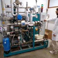 Pilote explosion vapeur (échelle laboratoire)